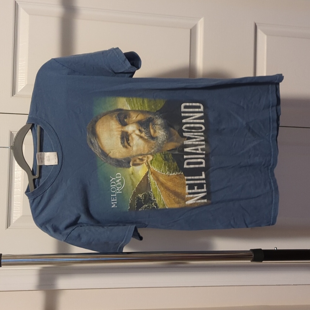 Neil Diamond medium blue t-shirt
